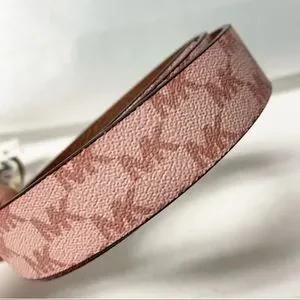 MICHAEL Michael Kors Pink Twist Reversible Belt 551342C, Women\'s Size Medium Michael Kors | Accessories | Michael Michael Kors Pink Twist  main image 3